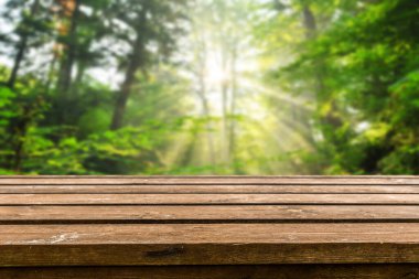 Boş eski tahta masa arkaplanı