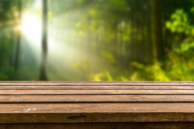 Boş eski tahta masa arkaplanı