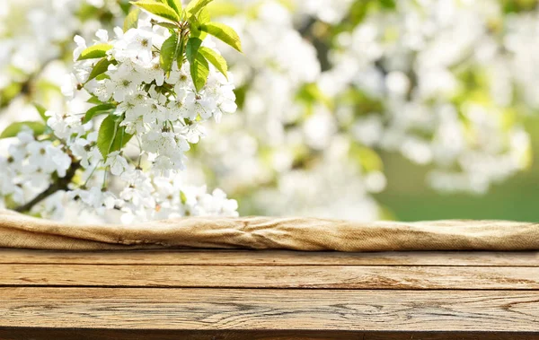 Empty Old Wooden Table Background — Stock Photo, Image