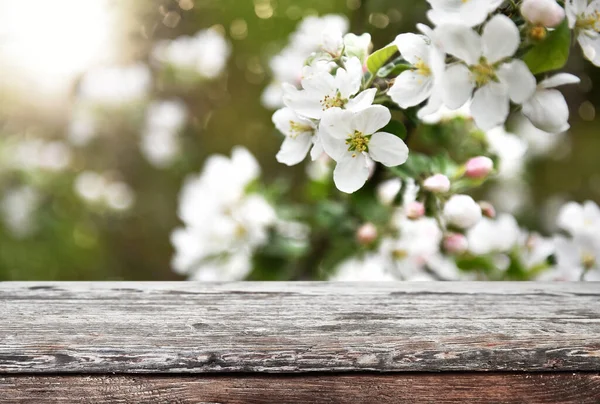 Empty Old Wooden Table Background — Stock Photo, Image