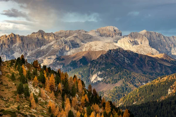 Beau Paysage Montagnes Automne — Photo