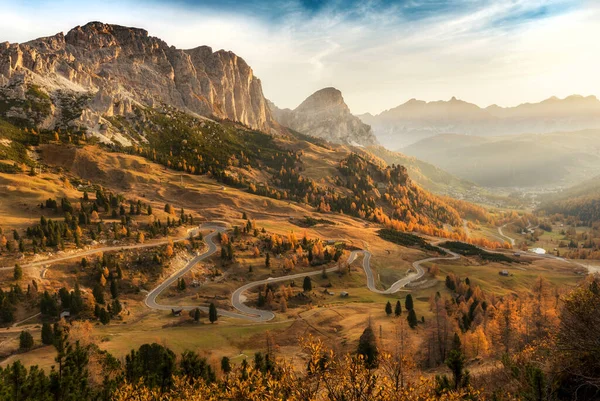 Beautiful Landscape Mountains Autumn — Stock Photo, Image