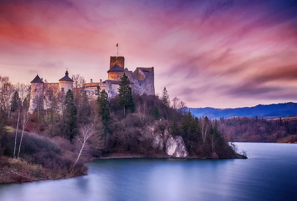 Castello Medievale Niedzica Polonia — Foto Stock
