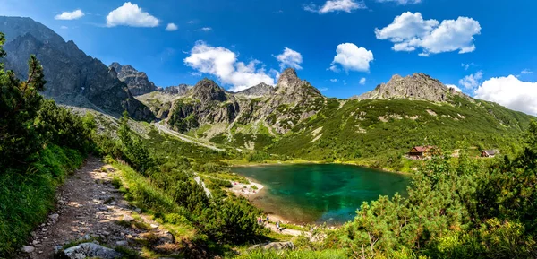 Beautiful Summer Panorama Mountains Range — Stock Photo, Image