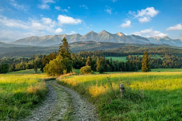 Чудовий Літній Краєвид Гір Татра — стокове фото