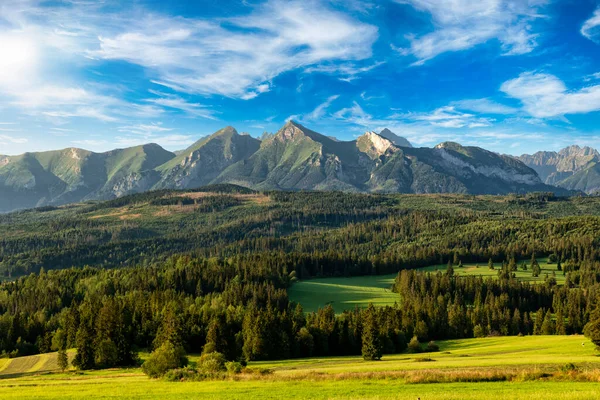 Чудовий Літній Краєвид Гір Татра — стокове фото