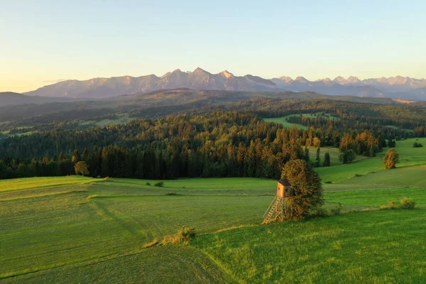 Bela Paisagem Verão Montanhas Tatra — Fotografia de Stock