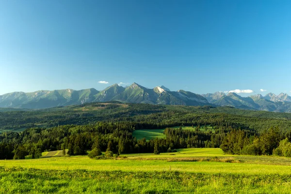 Hermoso Paisaje Verano Las Montañas Tatra — Foto de Stock