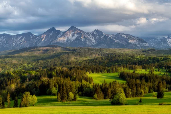 Hermoso Paisaje Verano Las Montañas Tatra — Foto de Stock