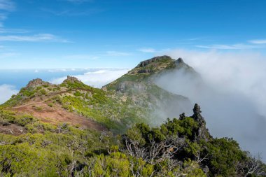 Madeira Adası 'nın manzarası - pico do arieiro