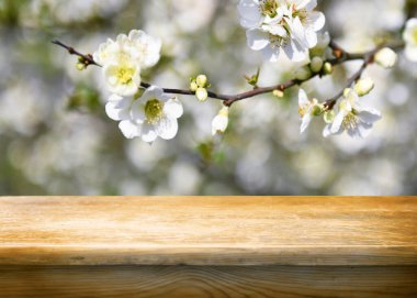 Eski boş tahta masa arkaplanı