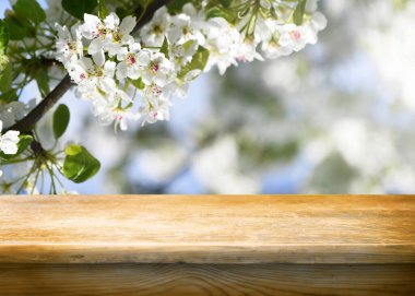 Eski boş tahta masa arkaplanı