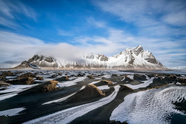 Célèbre Plage Stokksness Islande — Photo