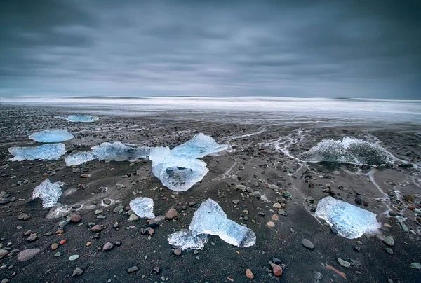 Famosa Playa Diamantes Islandia — Foto de Stock