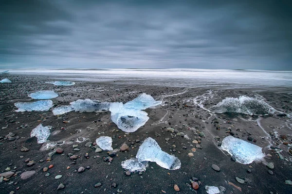 Famosa Playa Diamantes Islandia — Foto de Stock