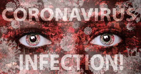Antecedentes Extracción Del Coronavirus Covid Persona Infectada — Foto de Stock