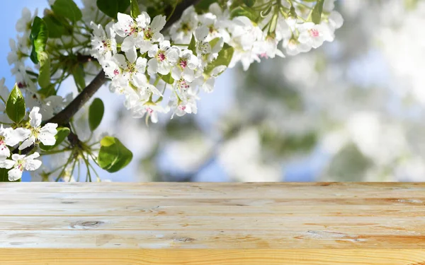 Empty Old Wooden Table Background — Stock Photo, Image