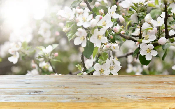 Empty Old Wooden Table Background — Stock Photo, Image