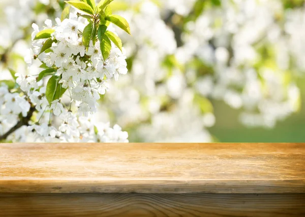 Old Empty Wooden Table Background — Stock Photo, Image