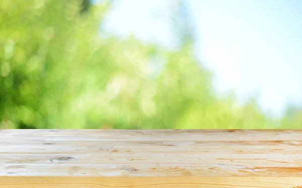 Old Empty Wooden Table Background — Stock Photo, Image