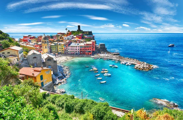 Vernazza - İtalya 'nın Cinque Terre kentindeki beş şehirden biri