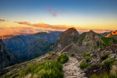 Madeira Adası 'nın manzarası - pico do arieiro