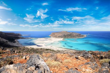 Ünlü Balos Gölü, Girit, Yunanistan