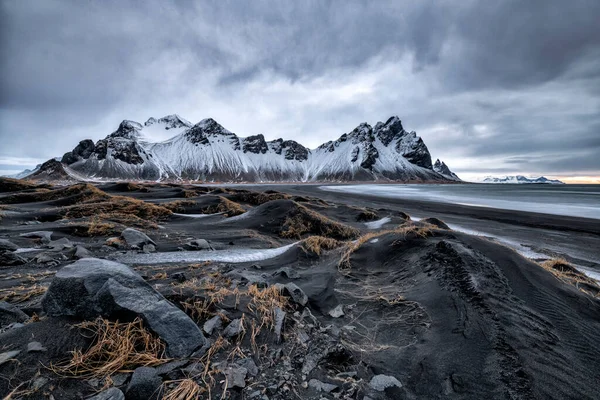 Plage Célèbre Stokksness Sur Islande — Photo