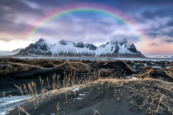 Célèbre Plage Stokksness Islande — Photo