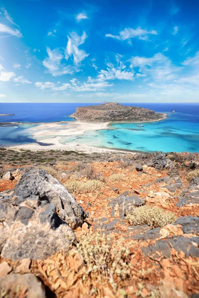 Famous Balos Lagoon Crete Greece — Stock Photo, Image