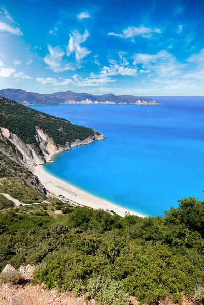 Famous Mirtos Beach Greece Island Cephalonia — Stock Photo, Image