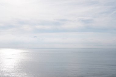 Denizin güzel mavi gökyüzü arka plan görüntü