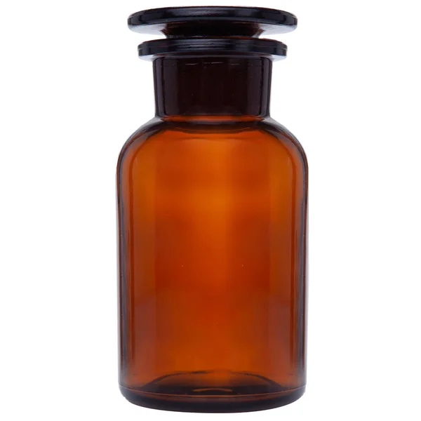 Bottiglia medica arancione vintage . — Foto Stock