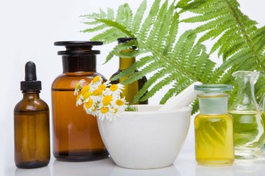 Alternatif tıp konsepti, fizyoterapi, doğal.