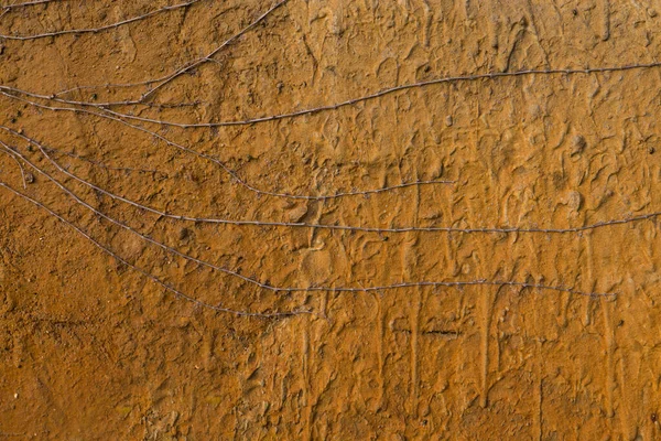 Eski Sarı Duvar Dokusunun Arka Planı Konuşmayı Kopyala — Stok fotoğraf