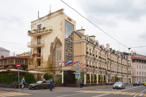 Moscow Russia July 2018 Kebur Palace Hotel Ostozhenka Street Ostozhenka — Stock Photo, Image