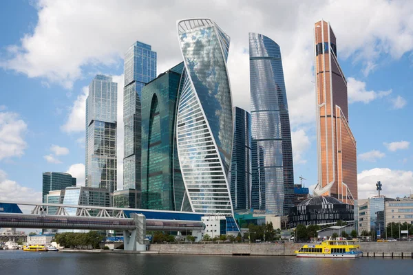 モスクワ ロシア連邦 2018 モスクワ国際ビジネス センター Mibc Presnenskaya Mibc モスクワ シティとも呼ばれる — ストック写真