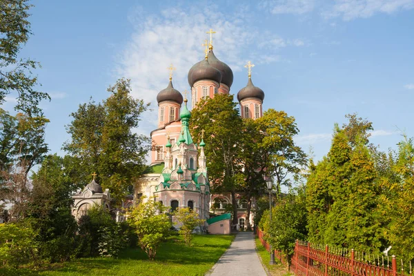 Moskva Rusko Srpna 2018 Matka Boží Chrám Ivan Lestvichnik Katedrálu — Stock fotografie