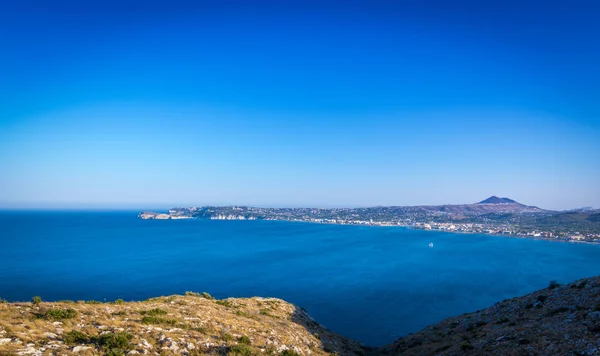 View of Javea Bay from San Antonio Cape, Alicante, Spain. — Stock Photo, Image