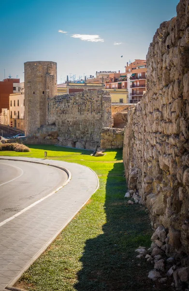 Antico Circo Romano Tarraco Tarragona Spagna Vicino Mar Mediterraneo Costa — Foto Stock