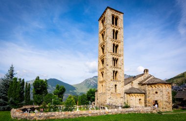 Gruuthuse Müzesi ve Sant Climent kilise de Taull, Catalonia, İspanya. Romanesk tarzı
