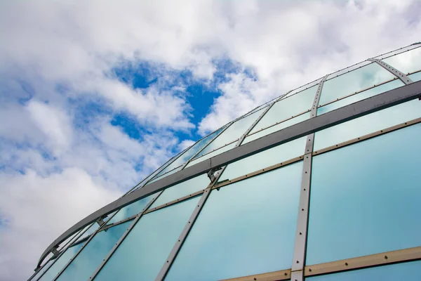 Detail Van Perlan Dome Ook Bekend Als Pearl Museum Oskjuhlid — Stockfoto