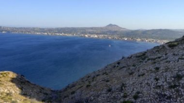 San Antonio Cape, Alicante, İspanya yuvasından Javea görünümünü.