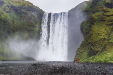 şelale skogafoss, İzlanda 