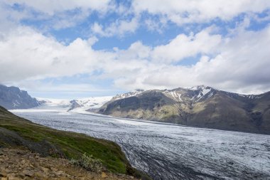 İzlanda'daki Skaftafellsjokull Buzulu