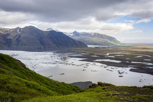 在冰岛的斯卡夫塔山冰川冰川 — 图库照片