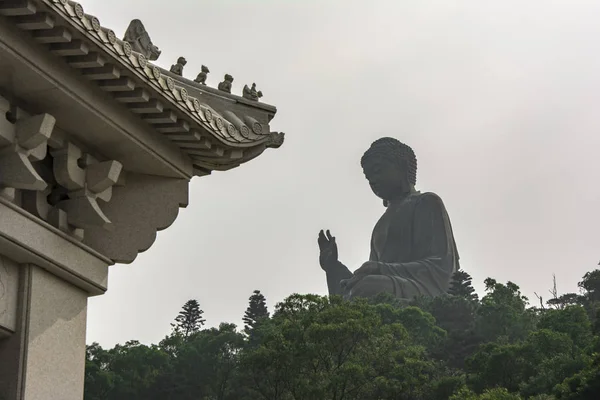 Tian Tan Buddha in Lantau island, Hong Kong — Stock Photo, Image