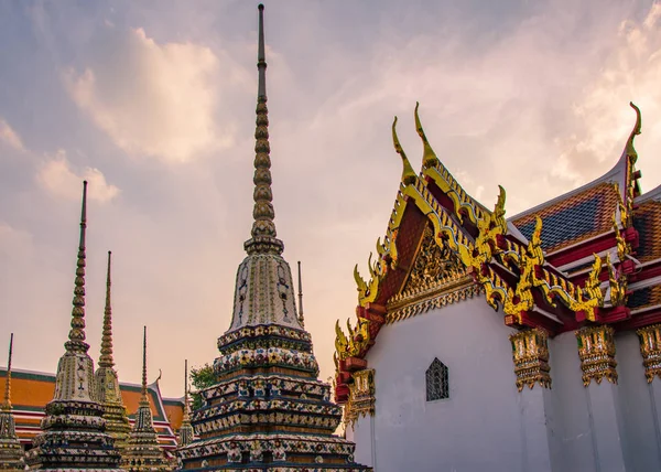 WAT pho Tapınağı Bangkok, Tayland — Stok fotoğraf