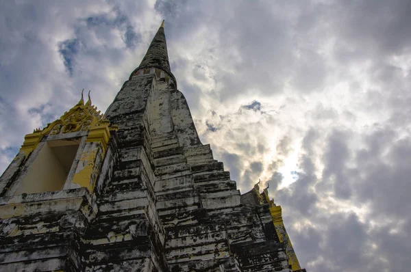 Chedi Wat Phra Sanphet Templo Cidade Ayutthaya Tailândia Imagem Dhdr — Fotografia de Stock