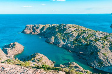 Cap de Creus Milli Parkı, Akdeniz sahil Costa Brava, İspanya